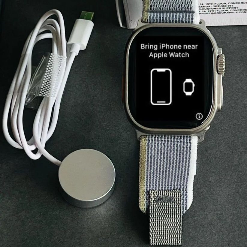 Goldpods Watch Ultra 2- renewed | 1 Year Warranty | 30 day Return Policy | Delivery in 5-7 Days| EarPods[free gift]